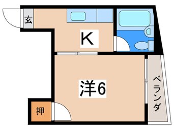 間取図 グリーンコーポ山坂