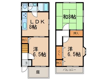 間取図 荒田町戸建