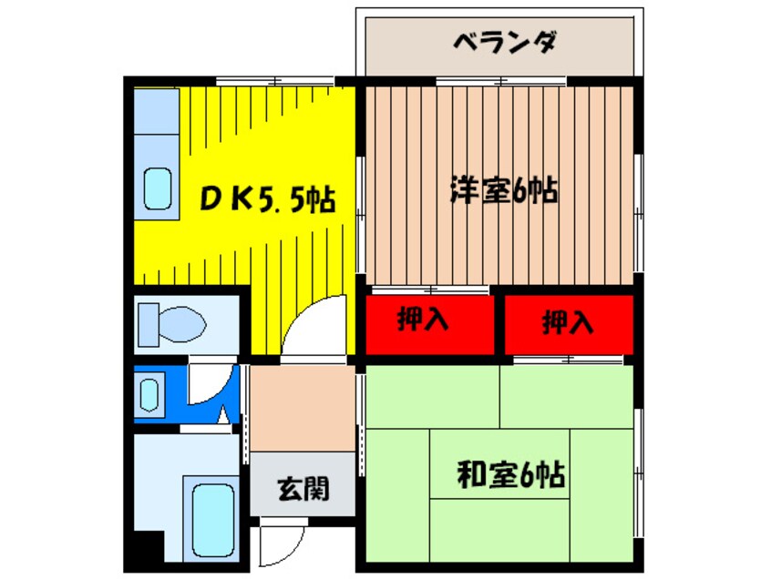 間取図 谷村マンション