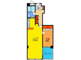 間取図 ザ・グランドビュ－オオサカ