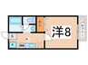 アットト－クＢ棟 1Kの間取り