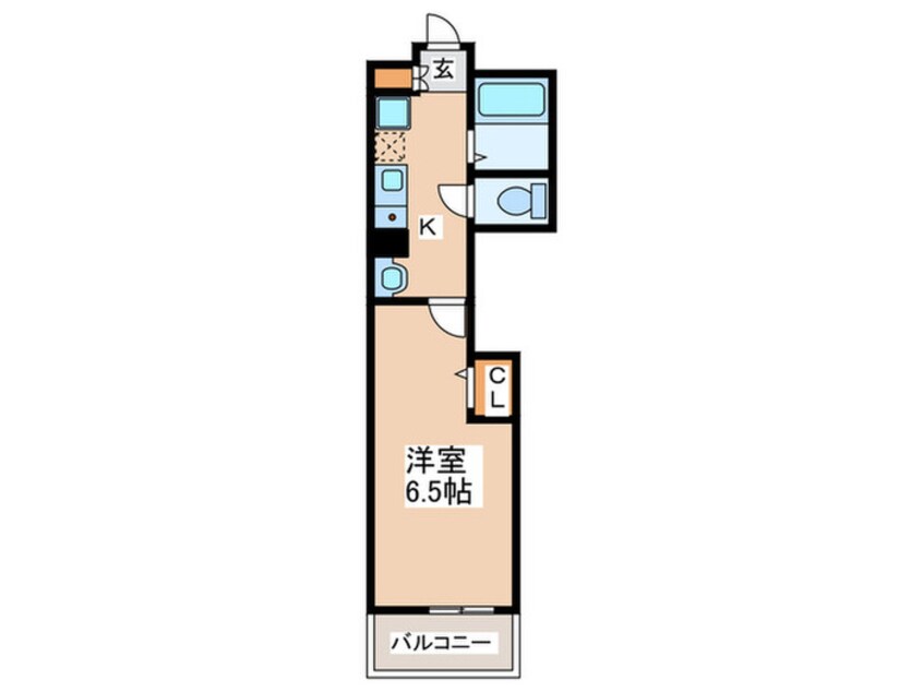 間取図 グランパシフィック桜川