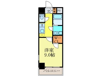 間取図 エスト－ネ江坂