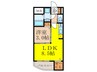 SEST新大阪 1LDKの間取り