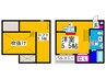 Ｍ＠萩原天神 1Kの間取り