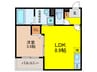 CRASTINE西今川 1LDKの間取り