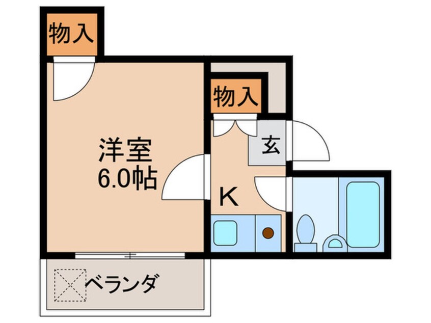 間取図 ﾌﾚｰｳﾞｧｰ２番館