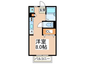 間取図 パセオ朋栄Ⅱ