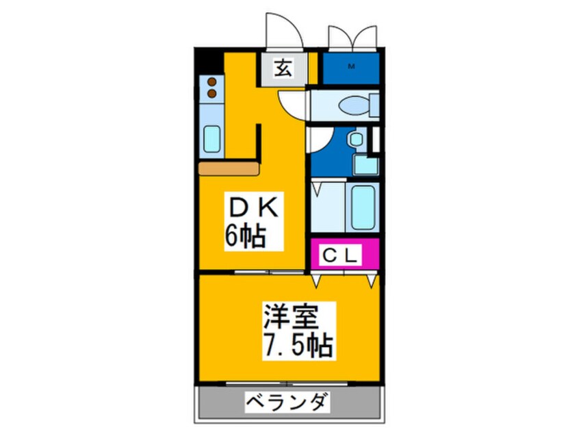 間取図 コ－トふじ