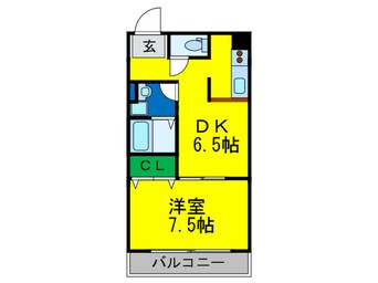 間取図 コ－トふじ