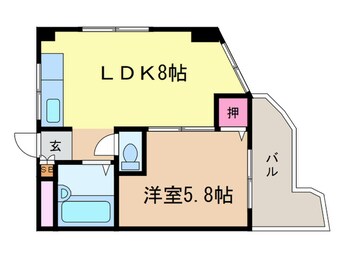 間取図 ロイヤルパレス桜の町