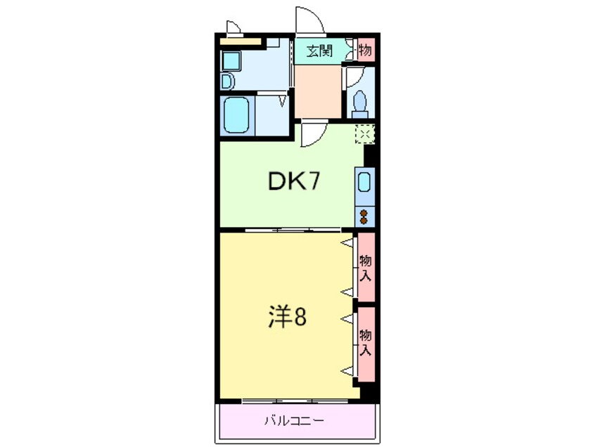 間取図 Ｈｉｌｌｓ岡本
