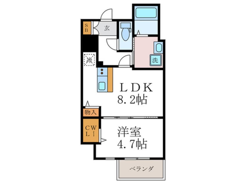 間取図 DCガーデン京都西(502)