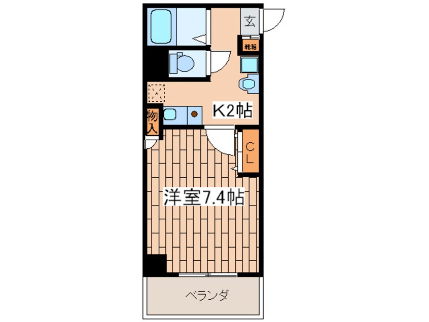 間取図 プレアデス烏ヶ辻