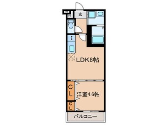 間取図 フジパレス泉大津駅西