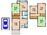 三田町戸建 5DKの間取り