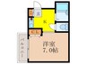 カセヤ新大阪 1Kの間取り