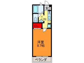 間取図 フラワ－ロ－ド