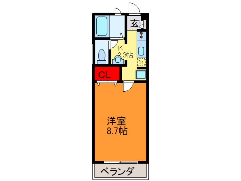 間取図 フラワ－ロ－ド