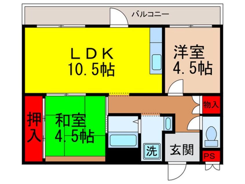 間取図 アレイコート