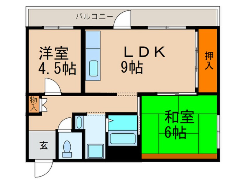 間取図 アレイコート