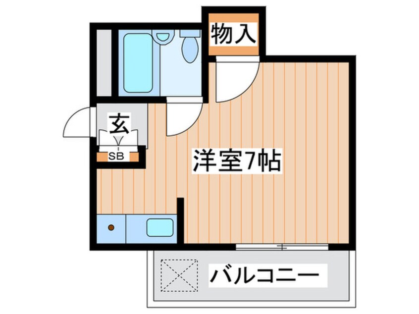 間取図 コーポはにわ池田