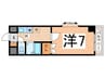アベニュ－リップル長田 1Kの間取り