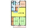 メゾンカタケの間取図