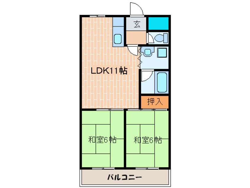 間取図 メゾンカタケ