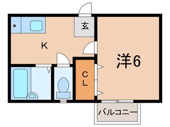 間取図 シェーンハイムオカバ