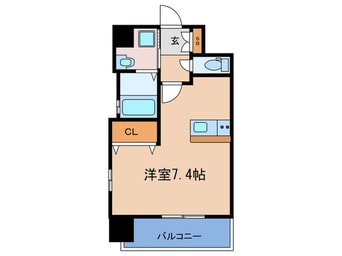 間取図 レオンコンフォート新梅田(705)