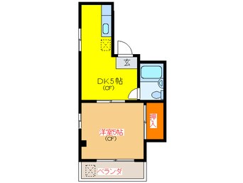 間取図 ハイツ紫苑