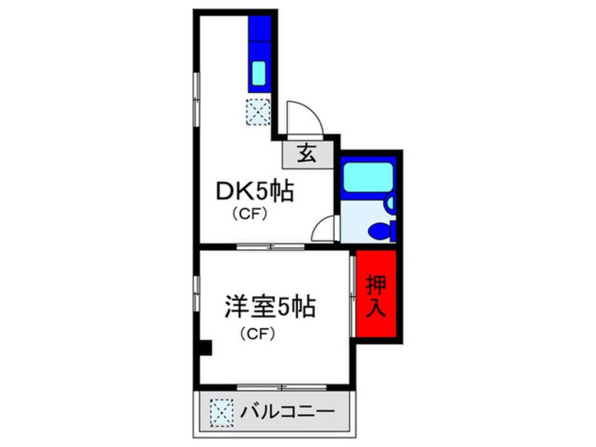 間取図 ハイツ紫苑