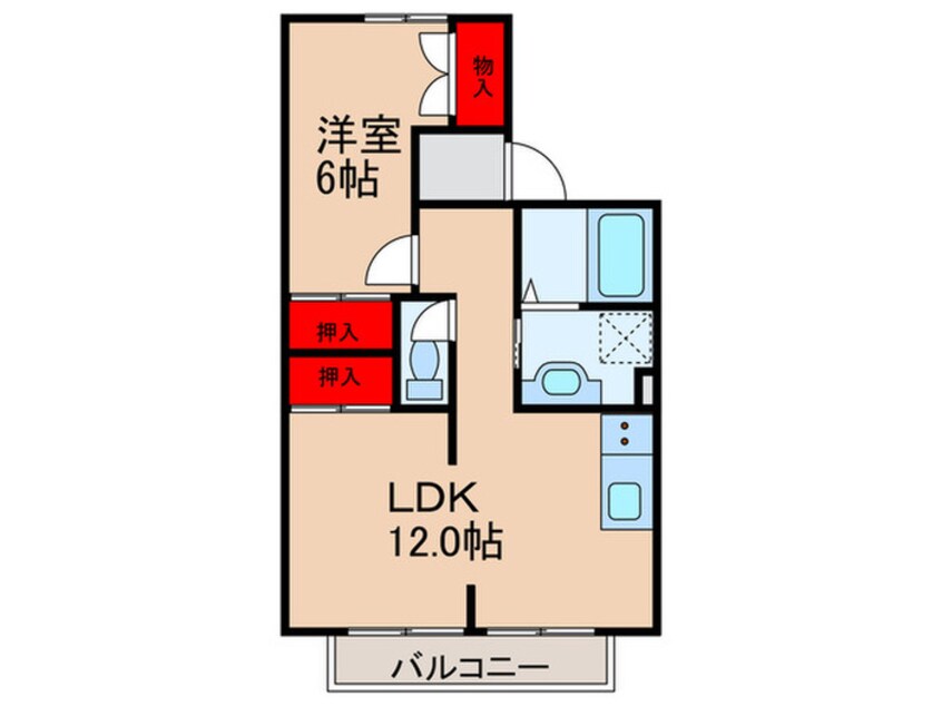 間取図 メゾンアサヒⅡ