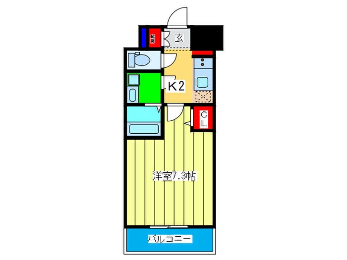 間取り図 ﾚｼﾞｭｰﾙｱｯｼｭ桜ノ宮ｴｸｼｰﾄﾞ(1204)