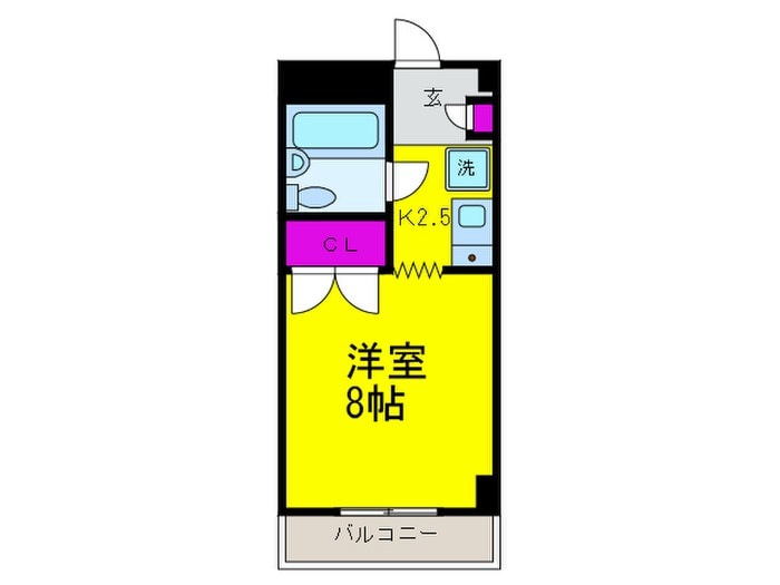間取り図 アビヨンＫＡＢ　１