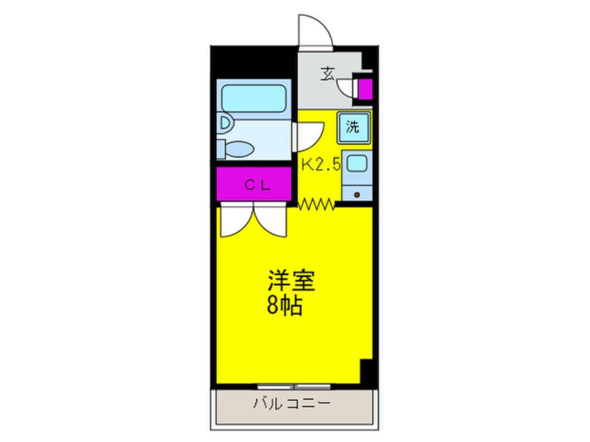 間取図 アビヨンＫＡＢ　１