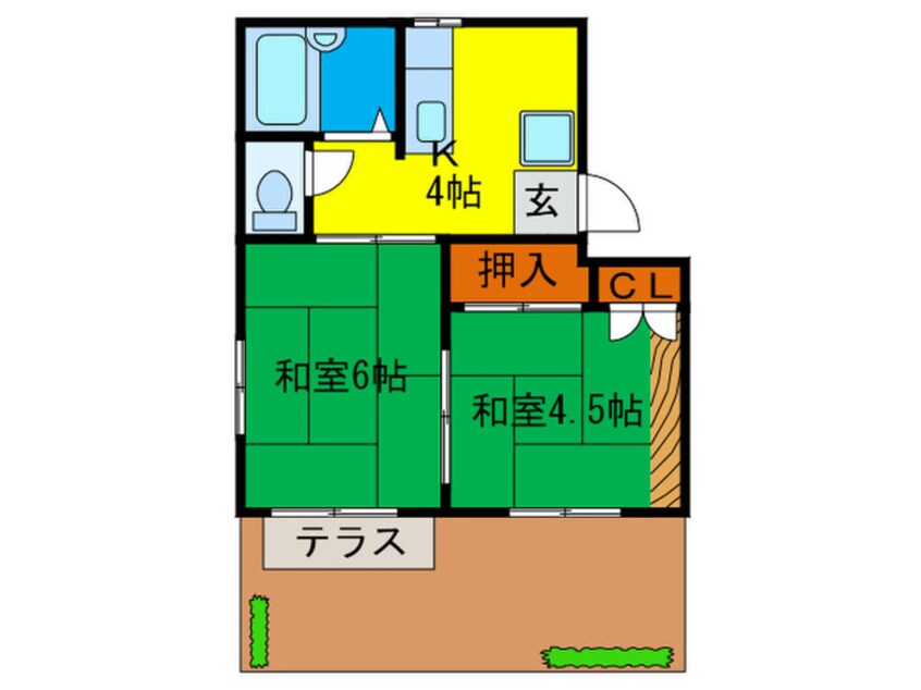 間取図 フォ－ハイム