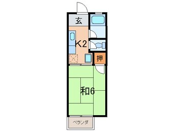 間取図 親王塚ハイツ