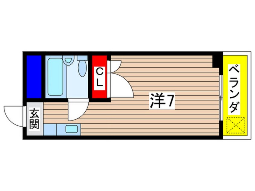 間取図 アークハイツ嵯峨嵐山