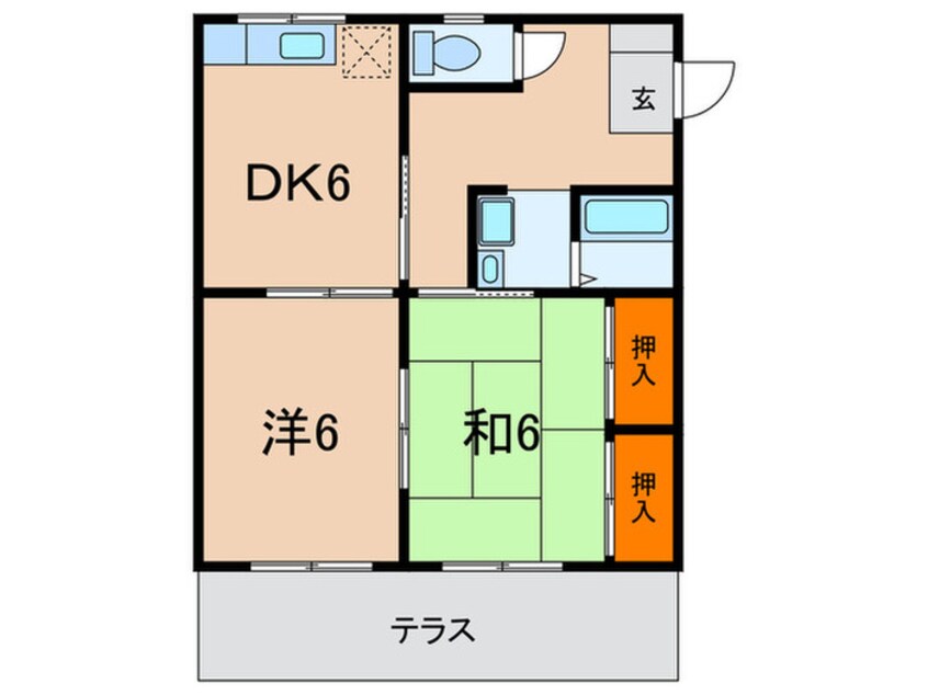 間取図 クレスト六甲