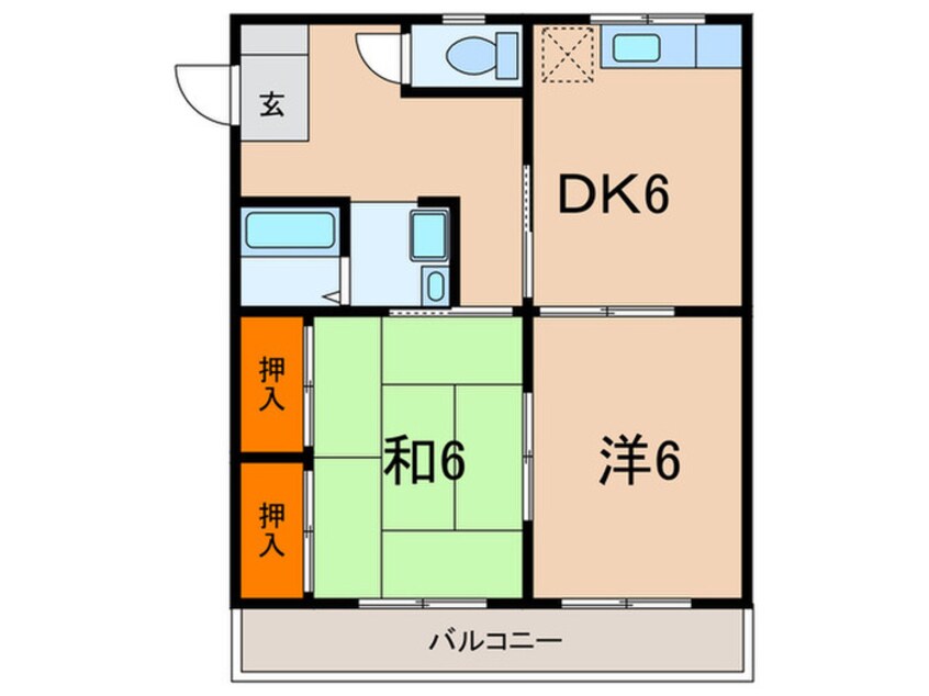 間取図 クレスト六甲