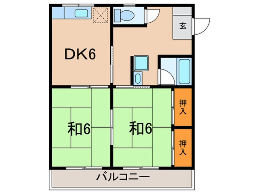 間取図 クレスト六甲