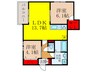 仮）シエーナ川西中央２ 2LDKの間取り