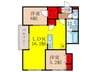 仮）シエーナ川西中央２ 2LDKの間取り