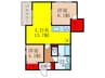 仮）シエーナ川西中央２ 2LDKの間取り