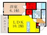 仮)シエーナ川西中央１ 1LDKの間取り