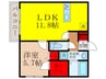 仮)シエーナ川西中央１ 1LDKの間取り