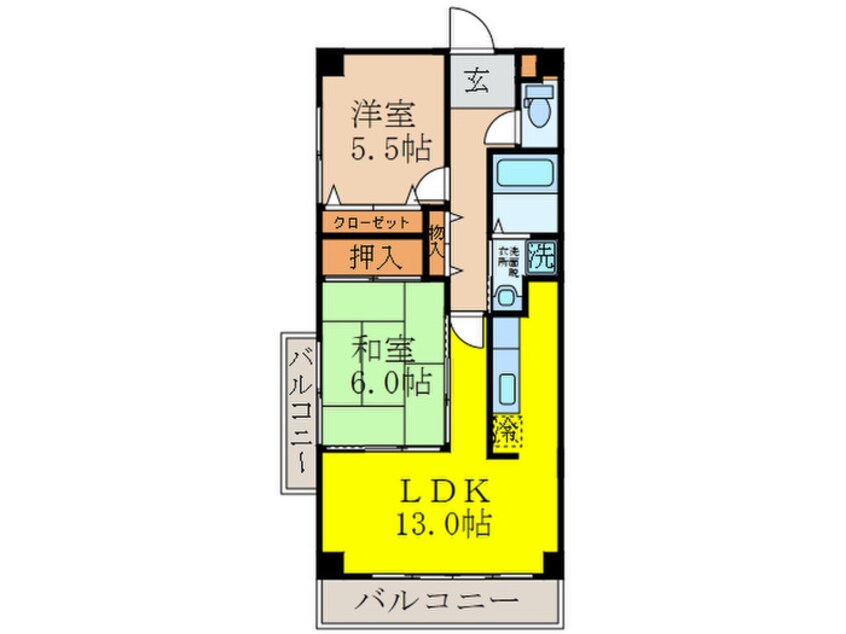 間取図 デイグラン千里