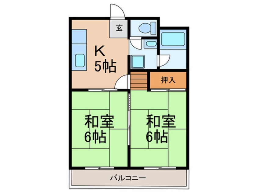 間取図 六甲スカイハイツ